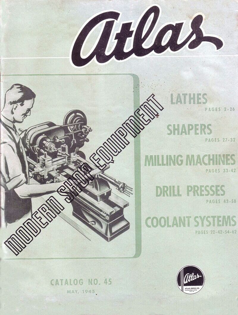 Atlas 1945 catalog cover