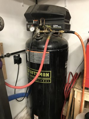 5HP Single Phase Vertical Silent Air System 80 Gal