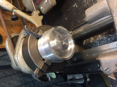 Drive pulley roughed on first side.JPG