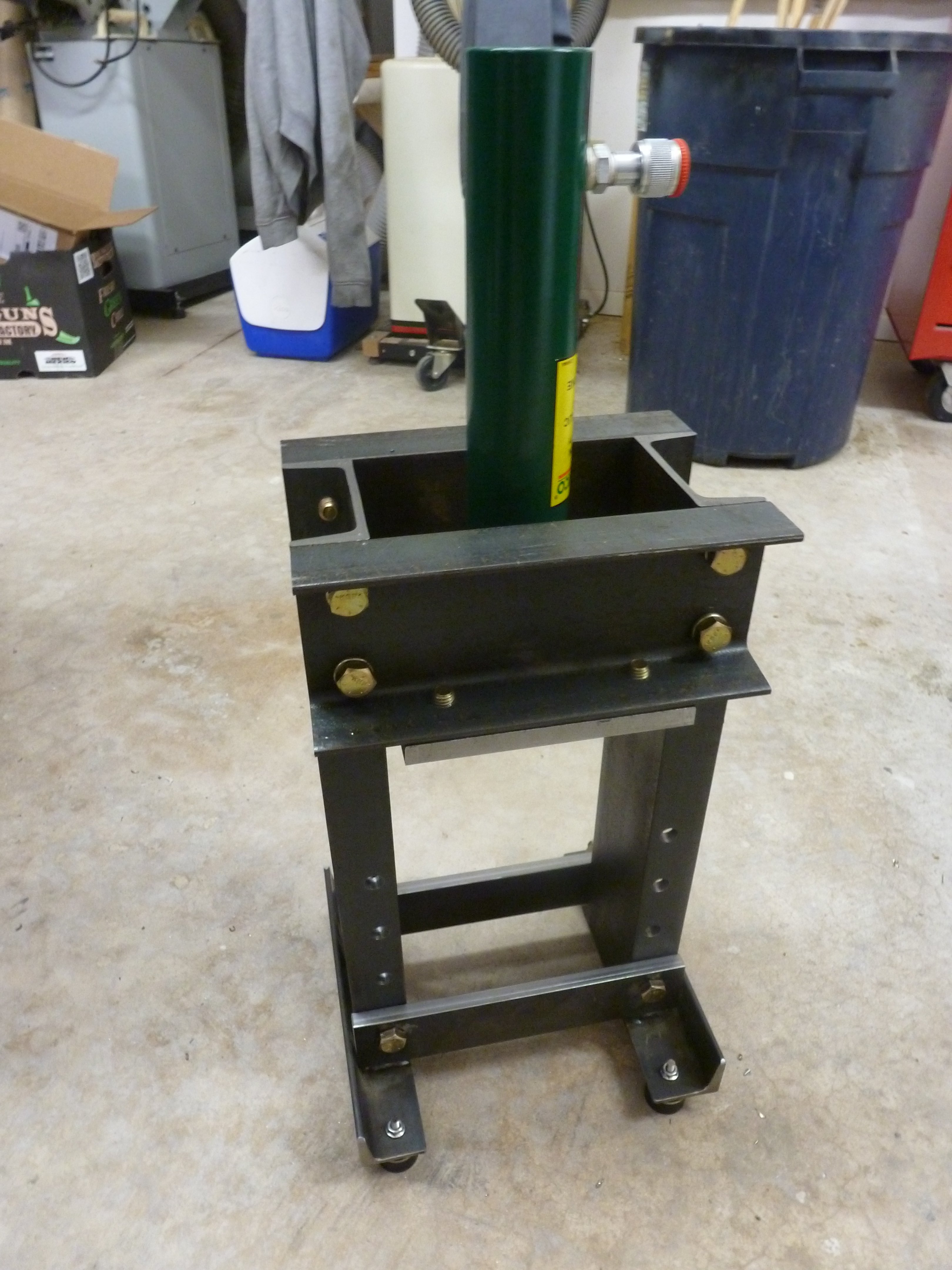 Homemade hydraulic press