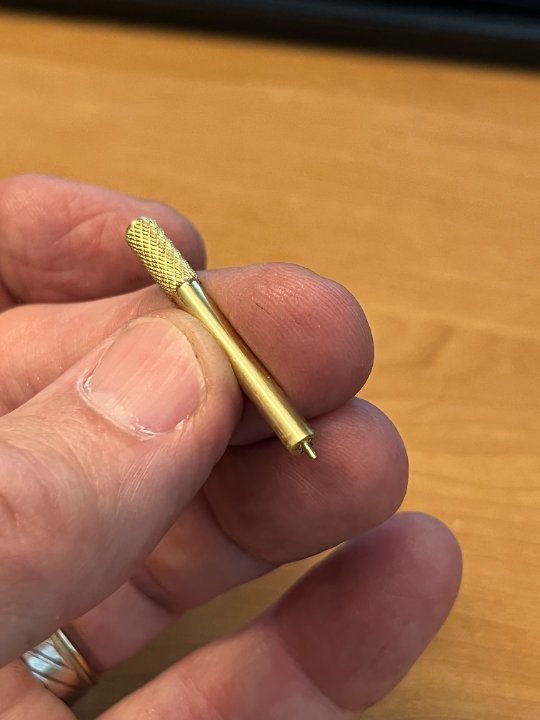 A new index pin for the watch lathe